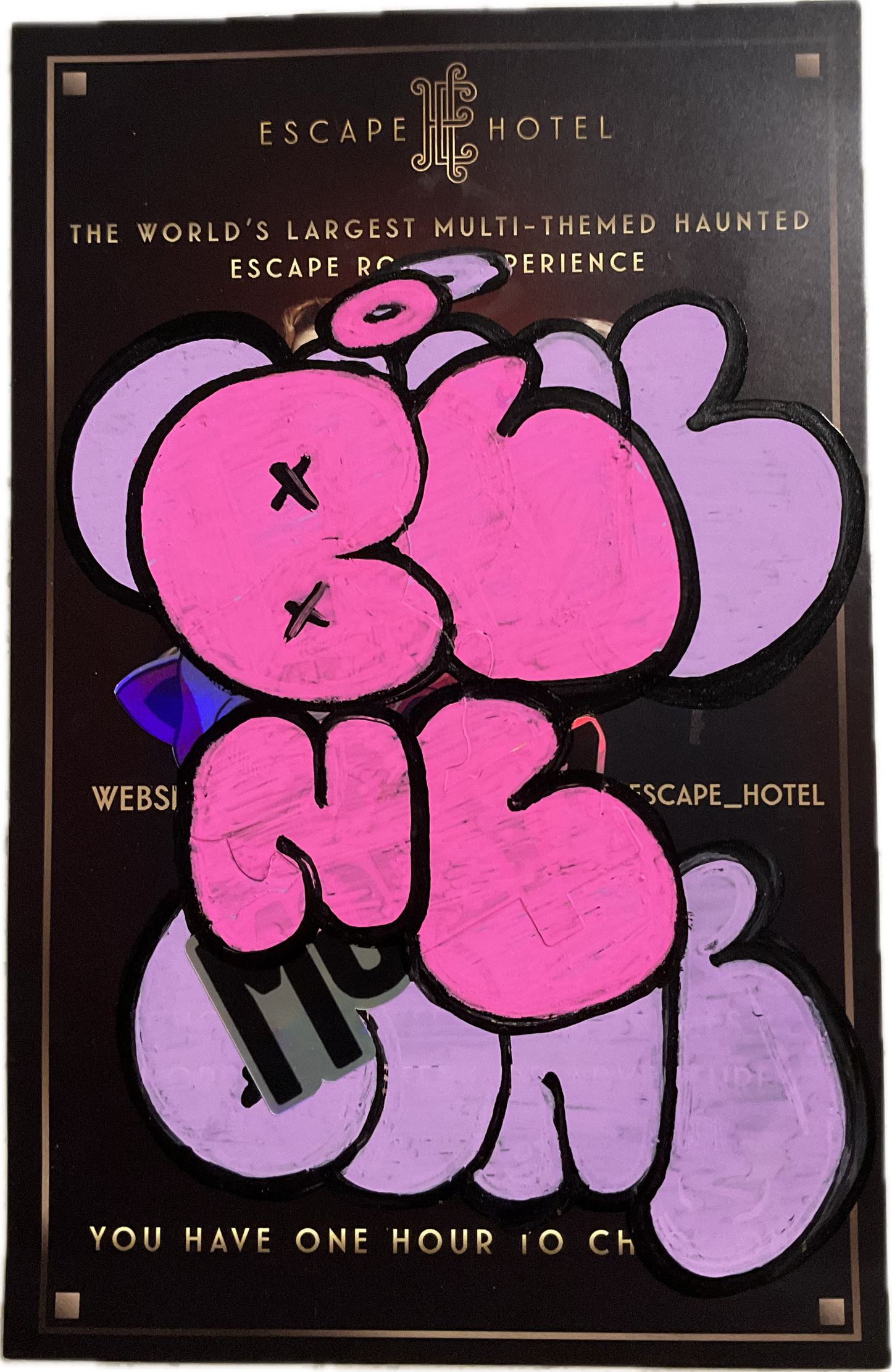 HOLLYWOOD ESCAPE HOTEL CARD